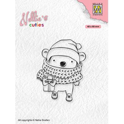 Nellie's Choice Clear Stamp - Koala With Parcel